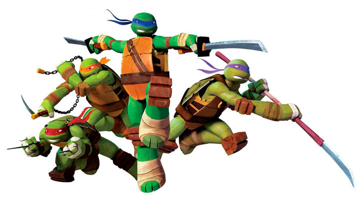 Teenage mutant NINJA TURTLES
